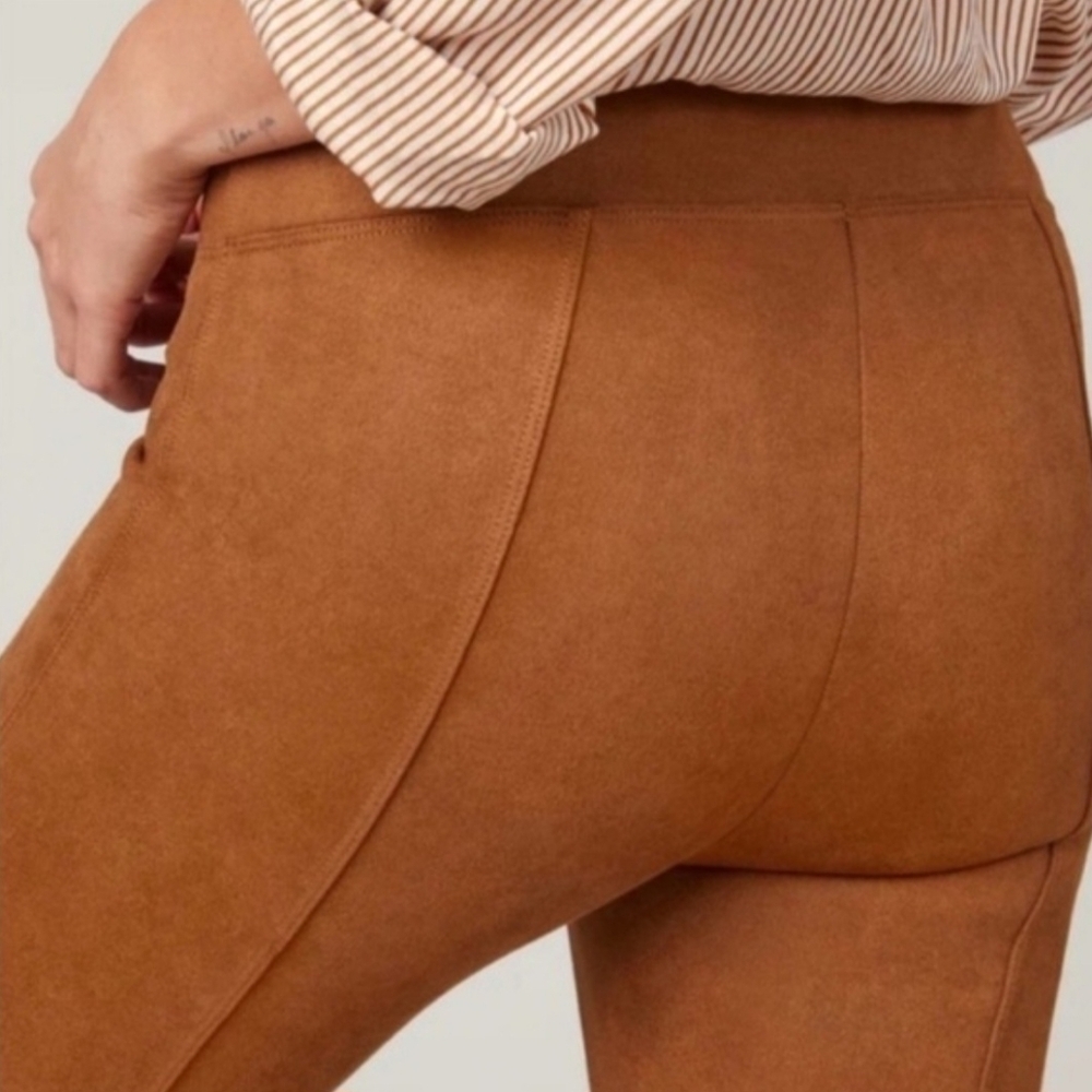 NWT SPANX Women's Brown High-Waisted Leggings -Size XL - Picture 2 of 11